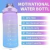 3in one Motivational Water Bottle Set with Time Marker, 2L 750ml and 250ml Sipper Water Bottle with Handle and Leakproof, BPA Free, Non-Toxic for Gym, Outdoor, Office, Home, School - Image 5