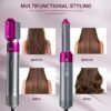 5 in 1 Hot Air Styler Hair Dryer Comb Multifunctional Styling Tool for Curly Hair Machine for Straightening Curling Drying Combing Scalp Massage Styling - Image 5